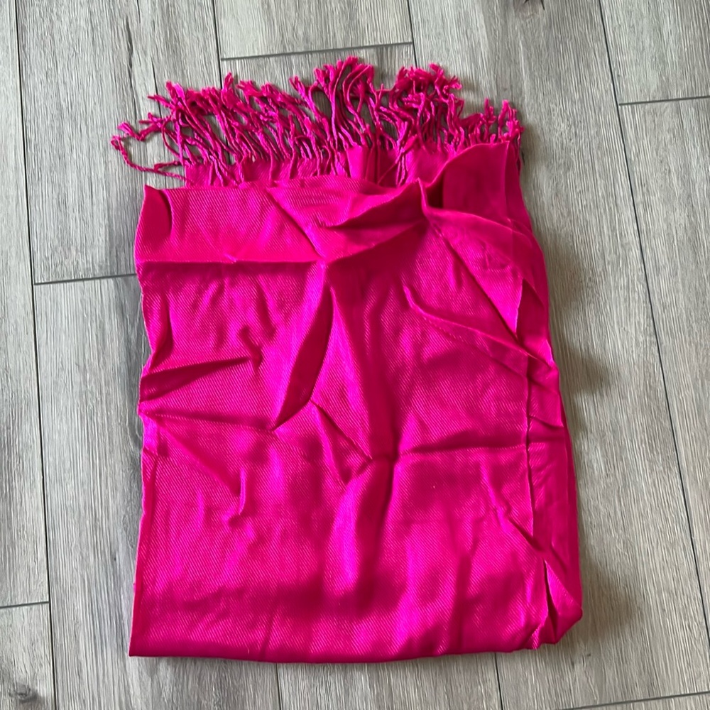 Fuchsia hot pink pashmina